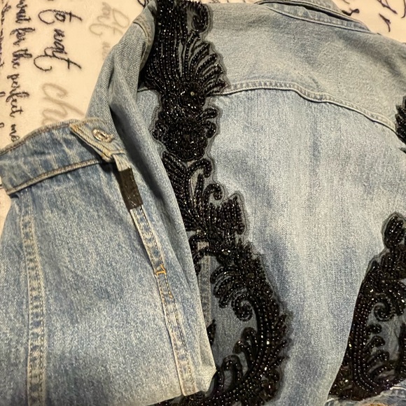 7 for all mankind detailed jean jacket - Picture 8 of 13